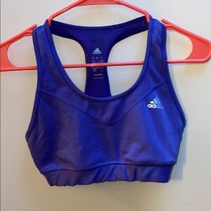 Purple Adidas Sports Bra